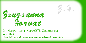 zsuzsanna horvat business card